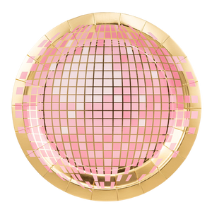 Disco Ball Paper Plate - Ellie and Piper
