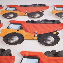 Dump Truck Plates - Ellie and Piper