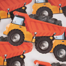 Dump Truck Plates - Ellie and Piper