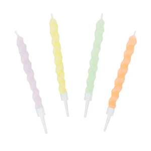 Twisted Pastel Birthday Candles - Ellie and Piper