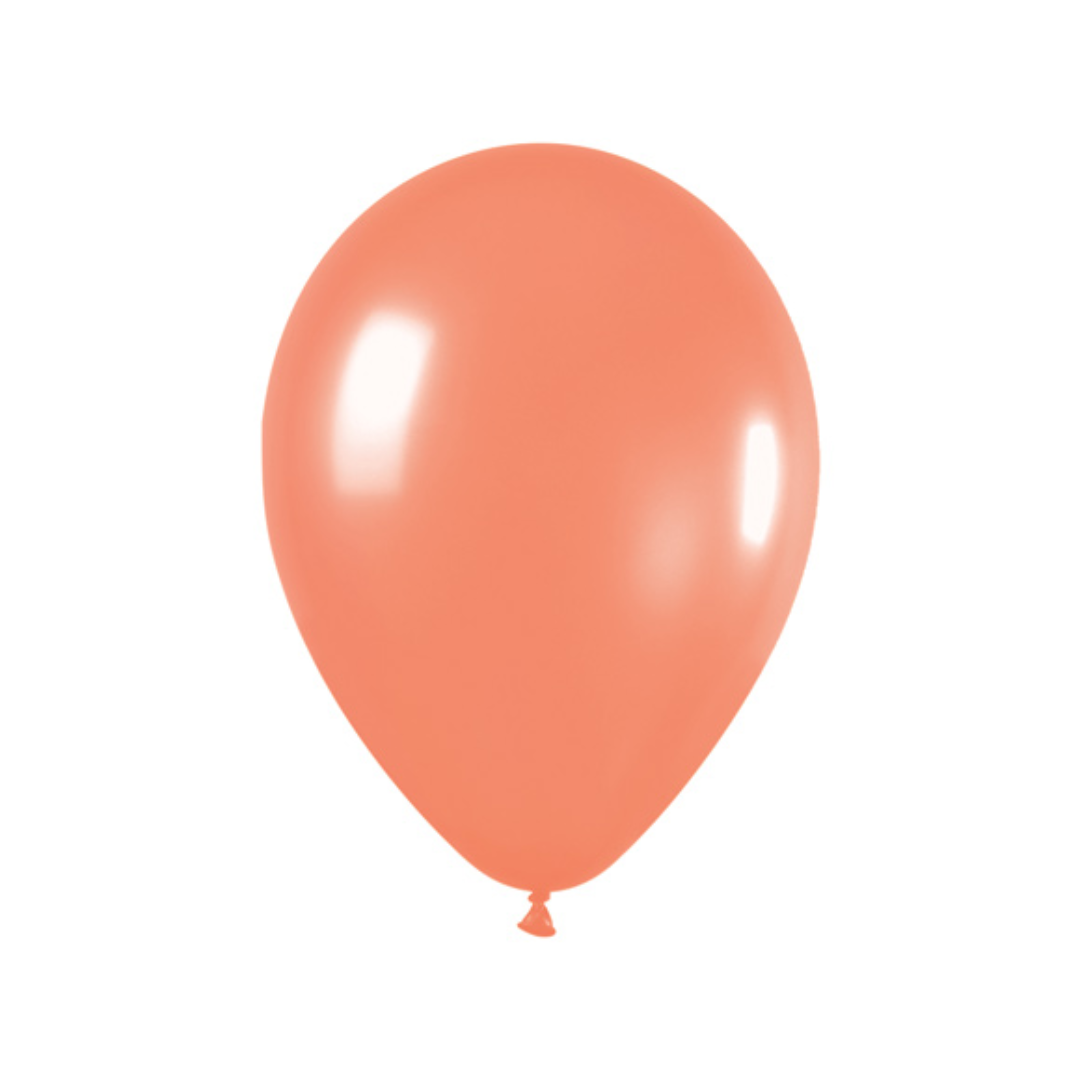 11" Neon Orange Latex Balloon