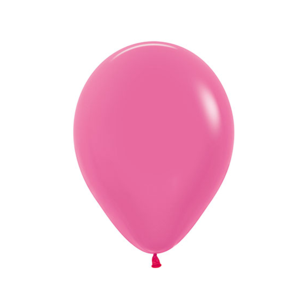 11" Neon Magenta Latex Balloon
