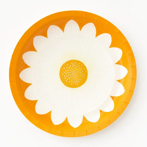 Retro Daisy Plates (Set of 10) - Ellie and Piper