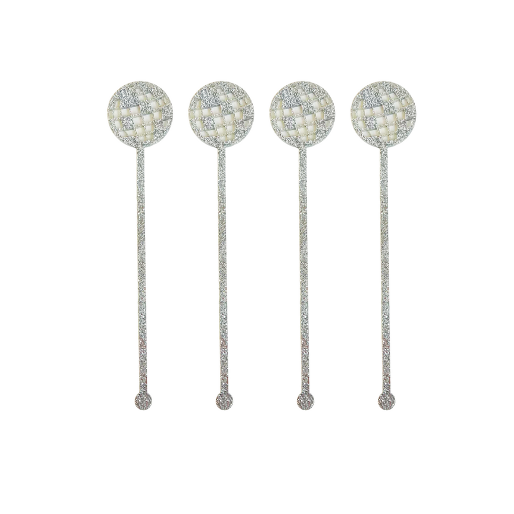 Disco Ball Drink Stirrers - Ellie and Piper
