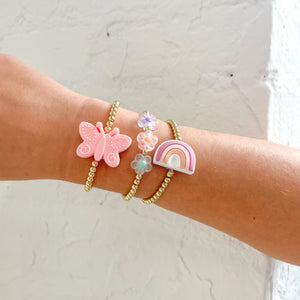 Blush Butterfly Bracelet - Ellie and Piper