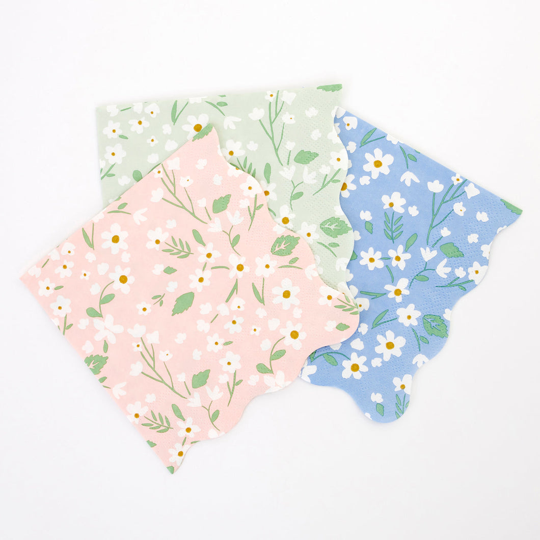 Ditsy Floral Large Paper Napkins - Ellie and Piper
