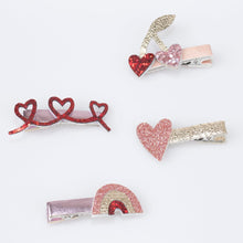 Valentine's Hair Clips - Ellie and Piper