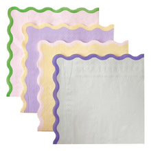 Wavy Pastel Napkins - Ellie and Piper