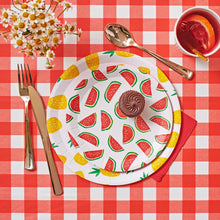 Red Gingham Paper Tablecloth - Ellie and Piper