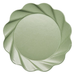 Simply Eco Charger Paper Plates - Sage - Ellie and Piper