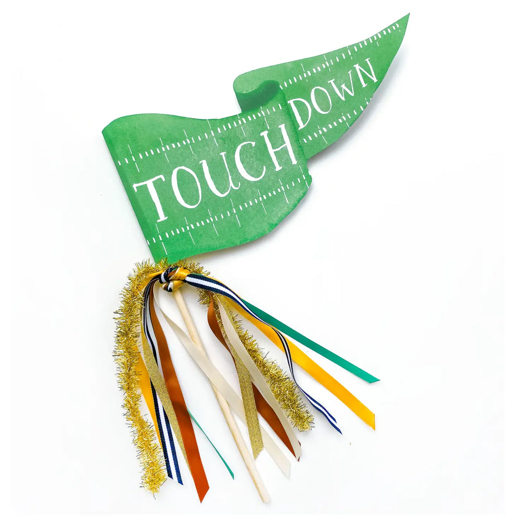 Touchdown Football Tailgate Party Pennant - Ellie and Piper
