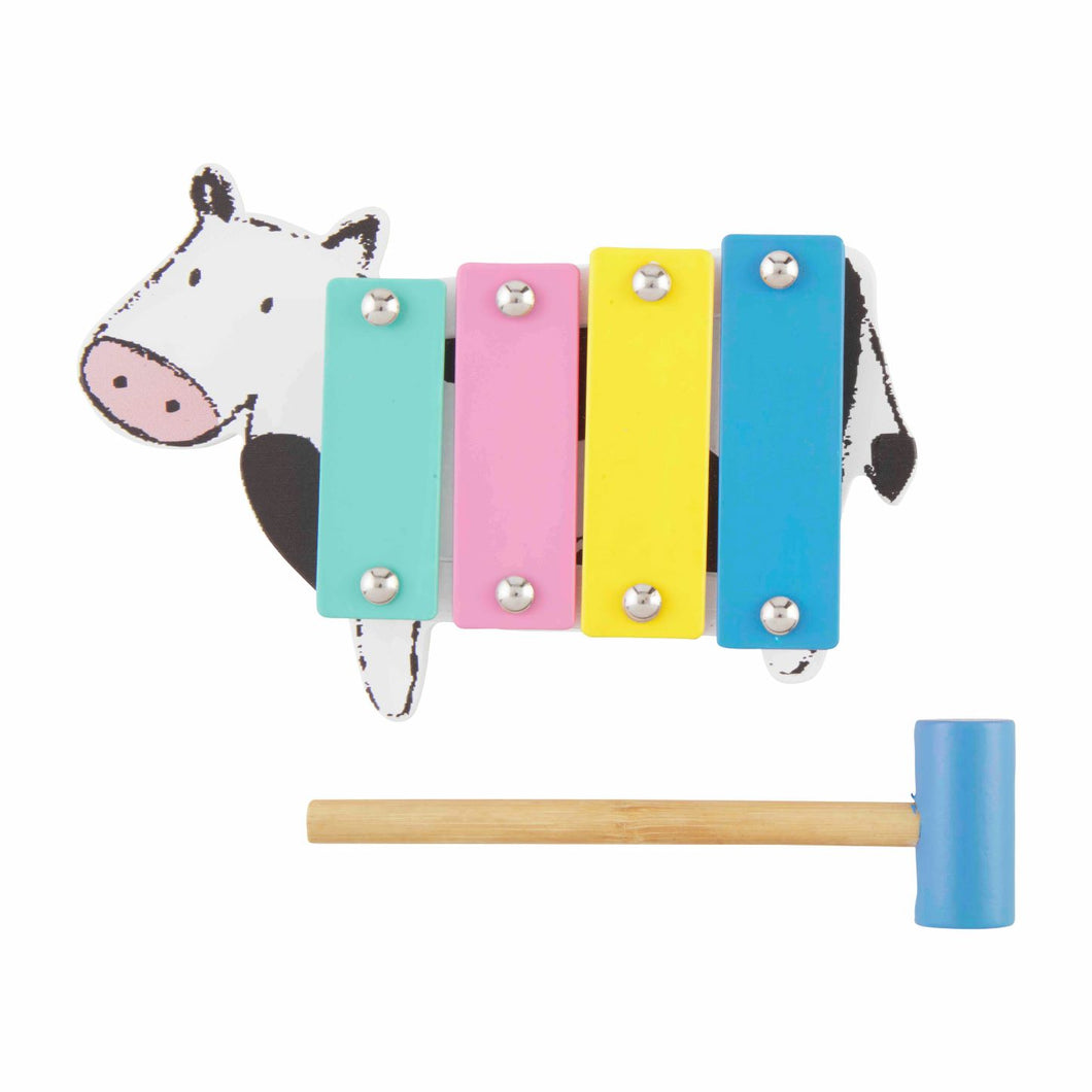 Wooden Cow Shaped Xylophone - Ellie and Piper
