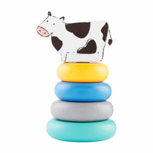 Wooden Cow Stacking Toy - Ellie and Piper