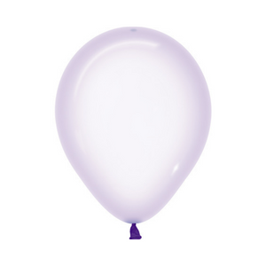 11" Crystal Pastel Lilac Purple Latex Balloon - Ellie and Piper
