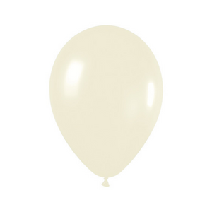 11" Opaque Pearl Ivory Latex Balloon - Ellie and Piper
