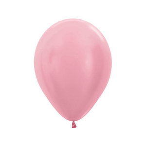 11" Opaque Pearl Pink Latex Balloon - Ellie and Piper