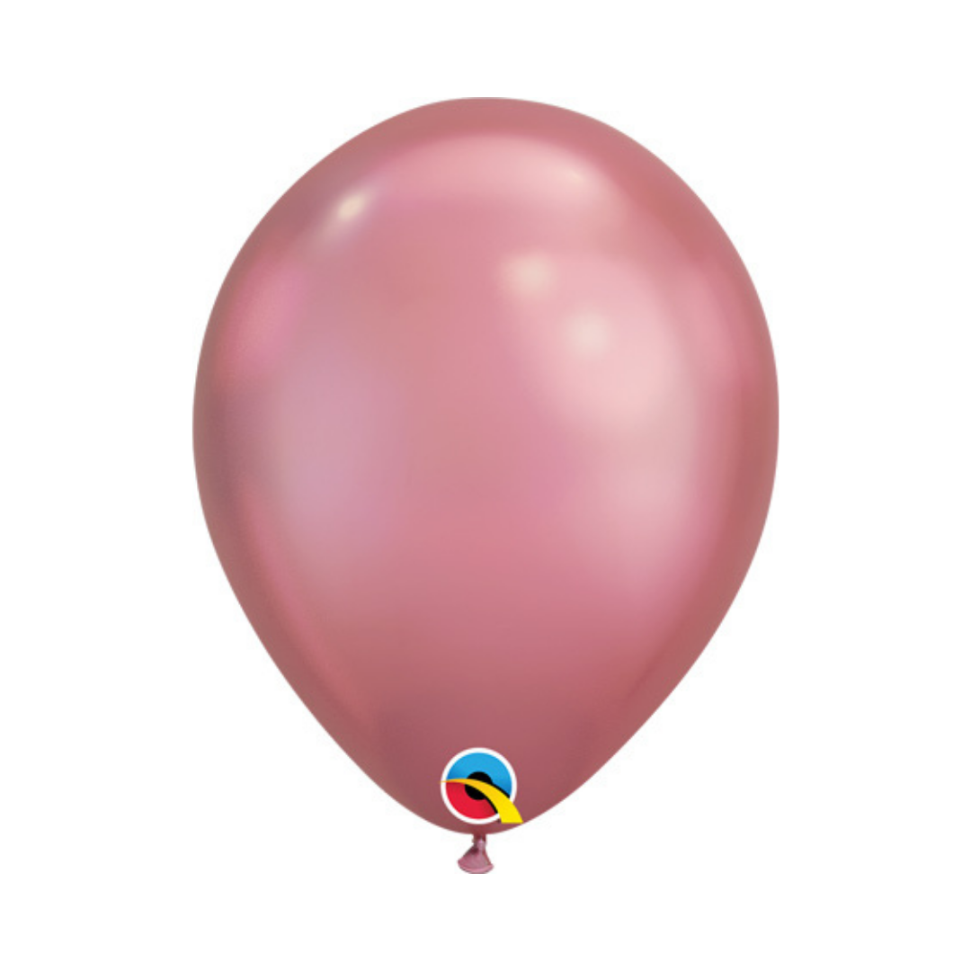11" Chrome Mauve Latex Balloon