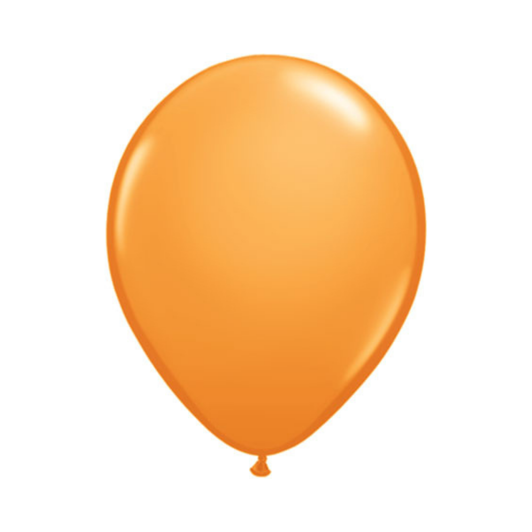 11" Orange Latex Balloon
