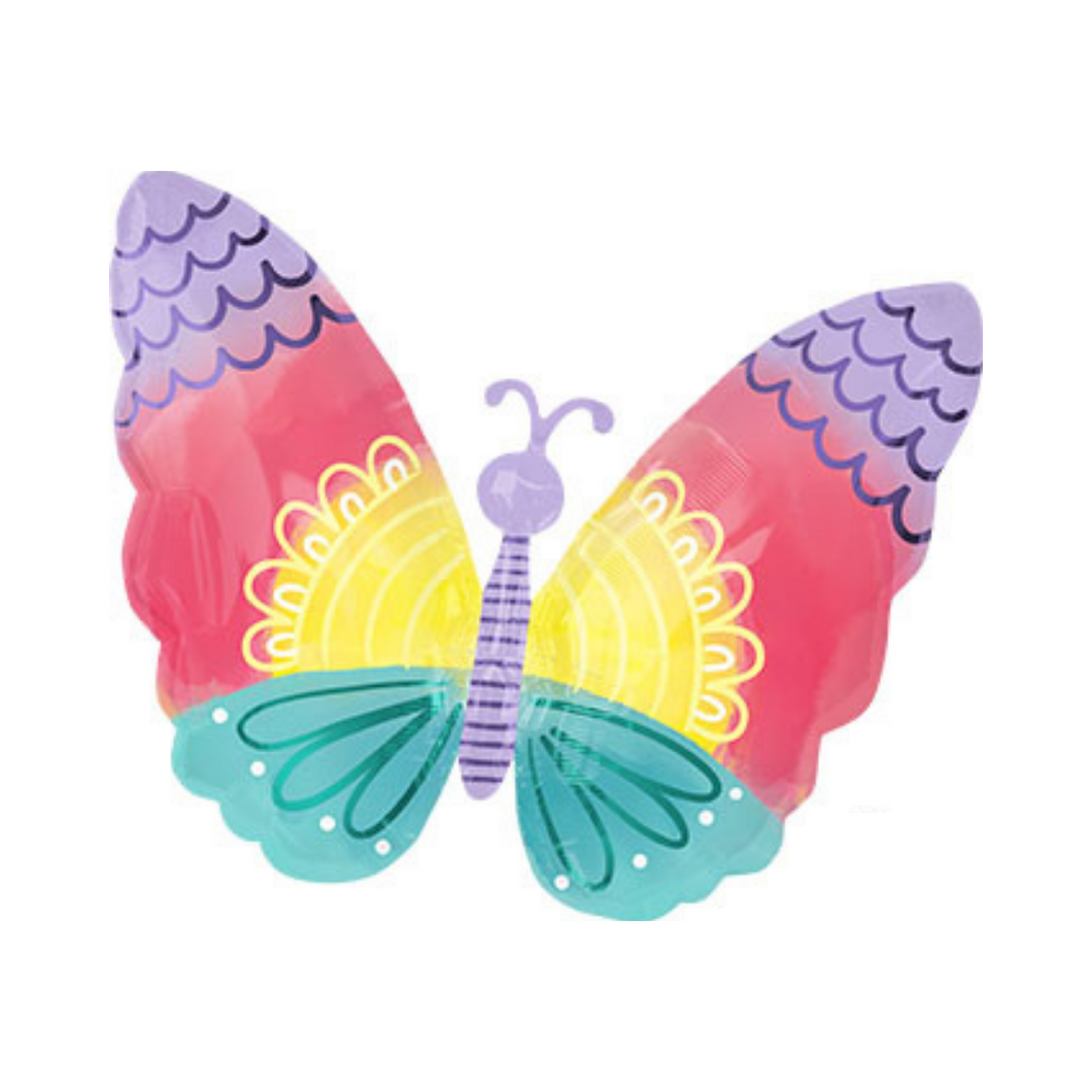 Tie Dye Butterfly Balloon - Ellie and Piper