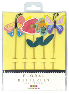 Floral Butterfly Cake Topper - Ellie and Piper