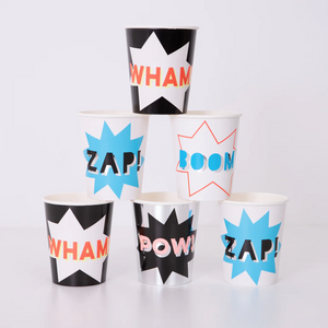 Superhero Cups - Ellie and Piper