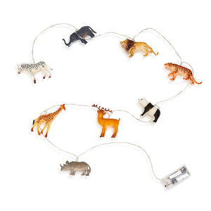 Safari Animals LED String Lights in Gift Box - Ellie and Piper