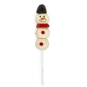 Snowman Marshmallow & Jelly Candy Lollipop - Ellie and Piper