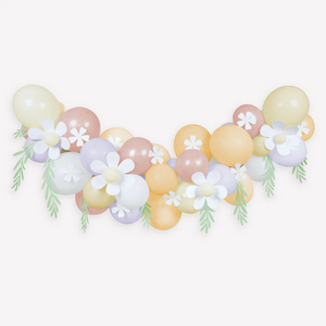 Pastel Daisy Balloon Garland - Ellie and Piper