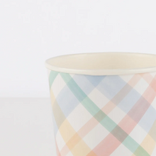 Spring Plaid Cups - Ellie and Piper