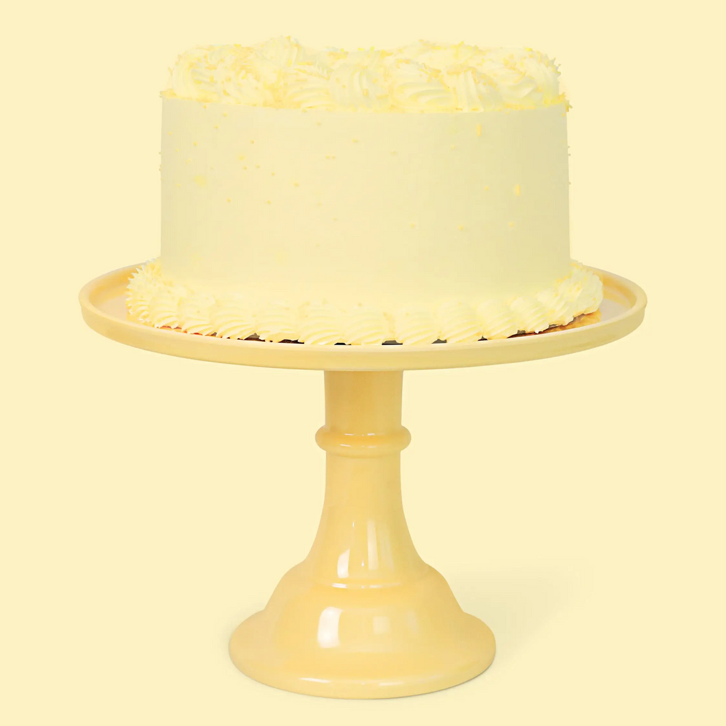 Melamine Cake Stand - Daisy Yellow - Ellie and Piper