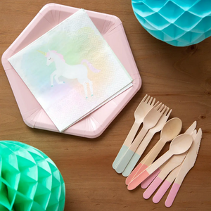 We Heart Pastels Hexagonal Shaped Large Plates - Ellie and Piper