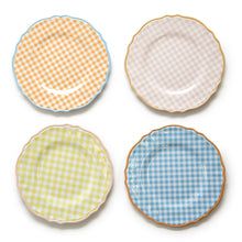 Gingham Garden Melamine Plate (Sold Individually) - Ellie and Piper