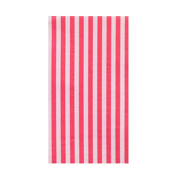 Pink Striped Guest Napkins - Ellie and Piper