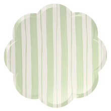 Pastel Ticking Stripe Dinner Plates - Ellie and Piper