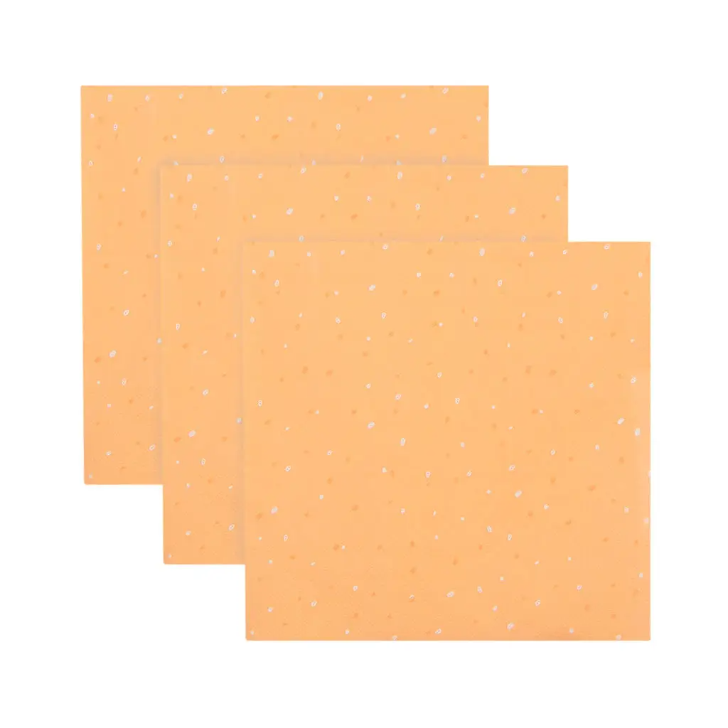 Tangerine Party Napkins - Ellie and Piper