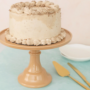 Melamine Cake Stand - Latte Brown - Ellie and Piper