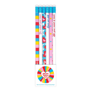 All You Need Is Love Pencil Set - Ellie and Piper