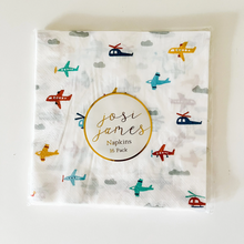 Airplane Napkins - Ellie and Piper
