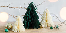 Botanical 3D Green & Cream Honeycomb Trees - Ellie and Piper