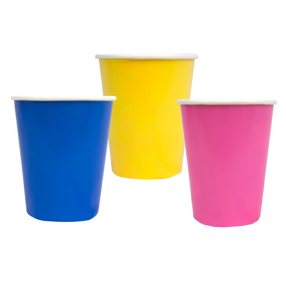 Bright Multicolor Paper Cups