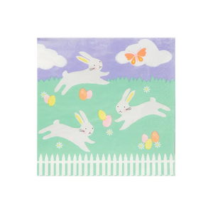 Spring Bunny Napkins - Ellie and Piper