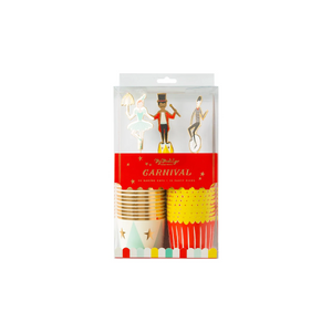 Carnival Food Cups With Cupcake Picks - Ellie and Piper