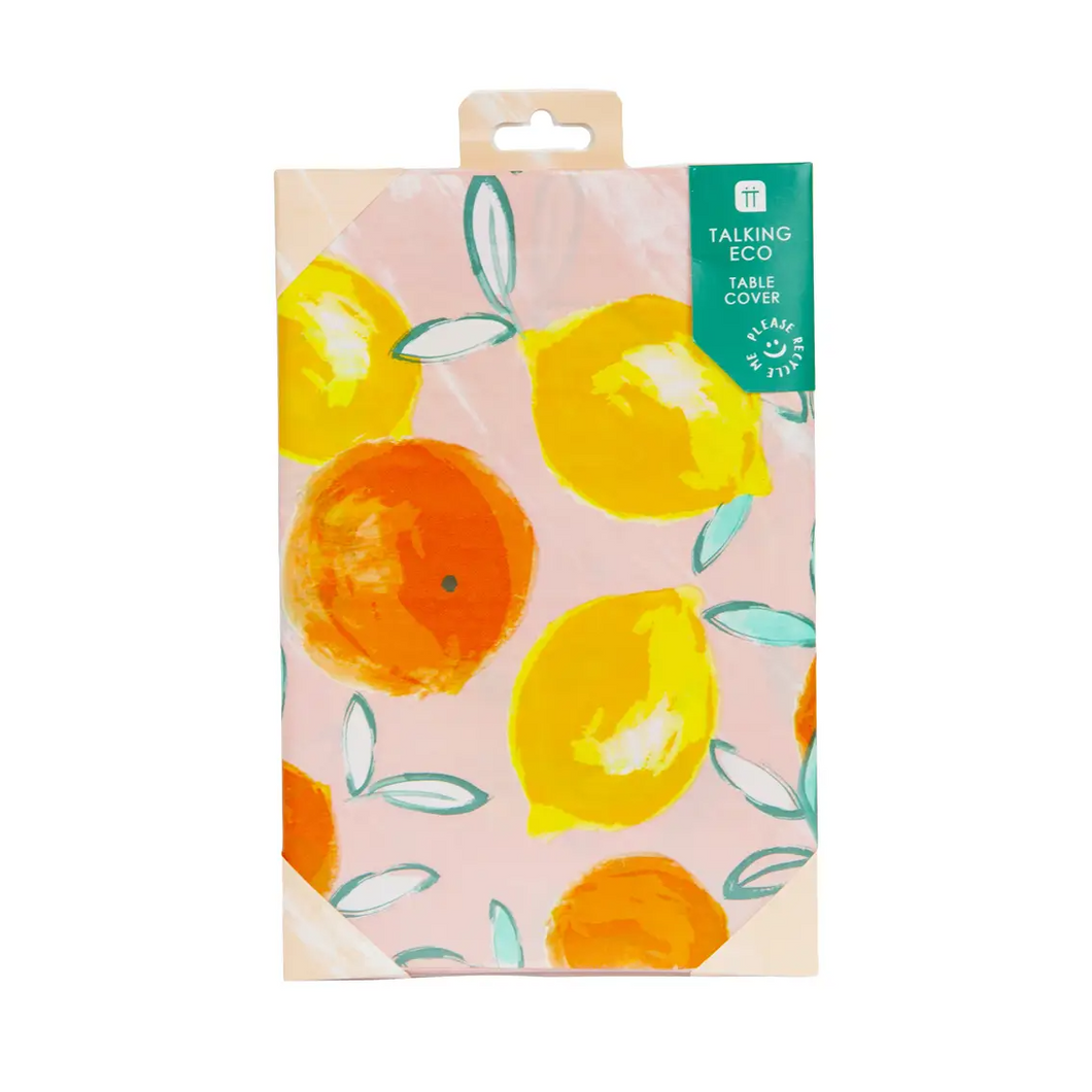 Citrus Fruit Lemon and Orange Table Cover - Ellie and Piper