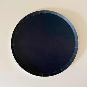 Matte Navy Blue Large Paper Plates - Ellie and Piper