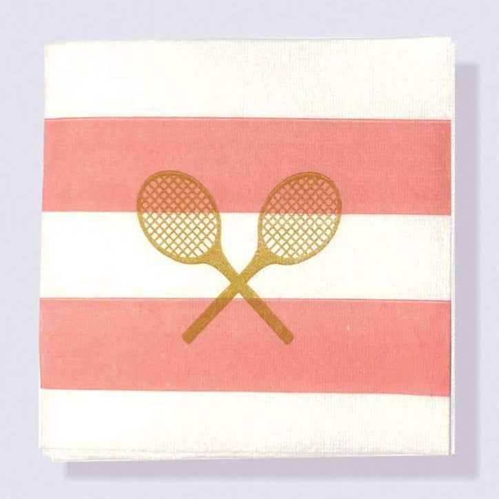 Tennis Soiree Cocktail Napkins - Ellie and Piper