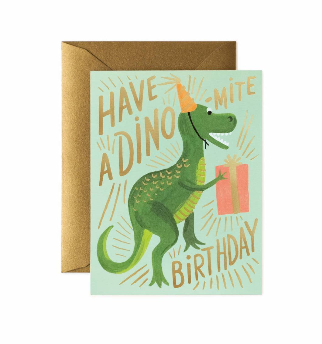 Dino-Mite Birthday Card - Ellie and Piper