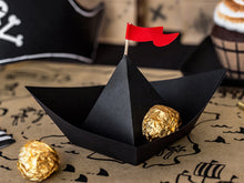 Black Pirates Party Paper Boats - Ellie and Piper