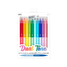 Dual Tone Double Ended Brush Markers - Ellie and Piper