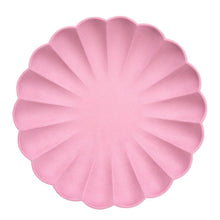 Deep Pink Simply Eco Large Paper Plates - Ellie and Piper