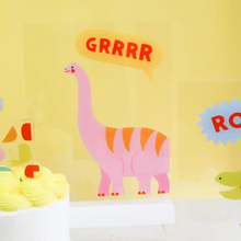 Grrrr Dino-Mite Dinosaur Acrylic Table Top Sign - Ellie and Piper